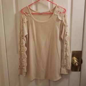 Lace sweater